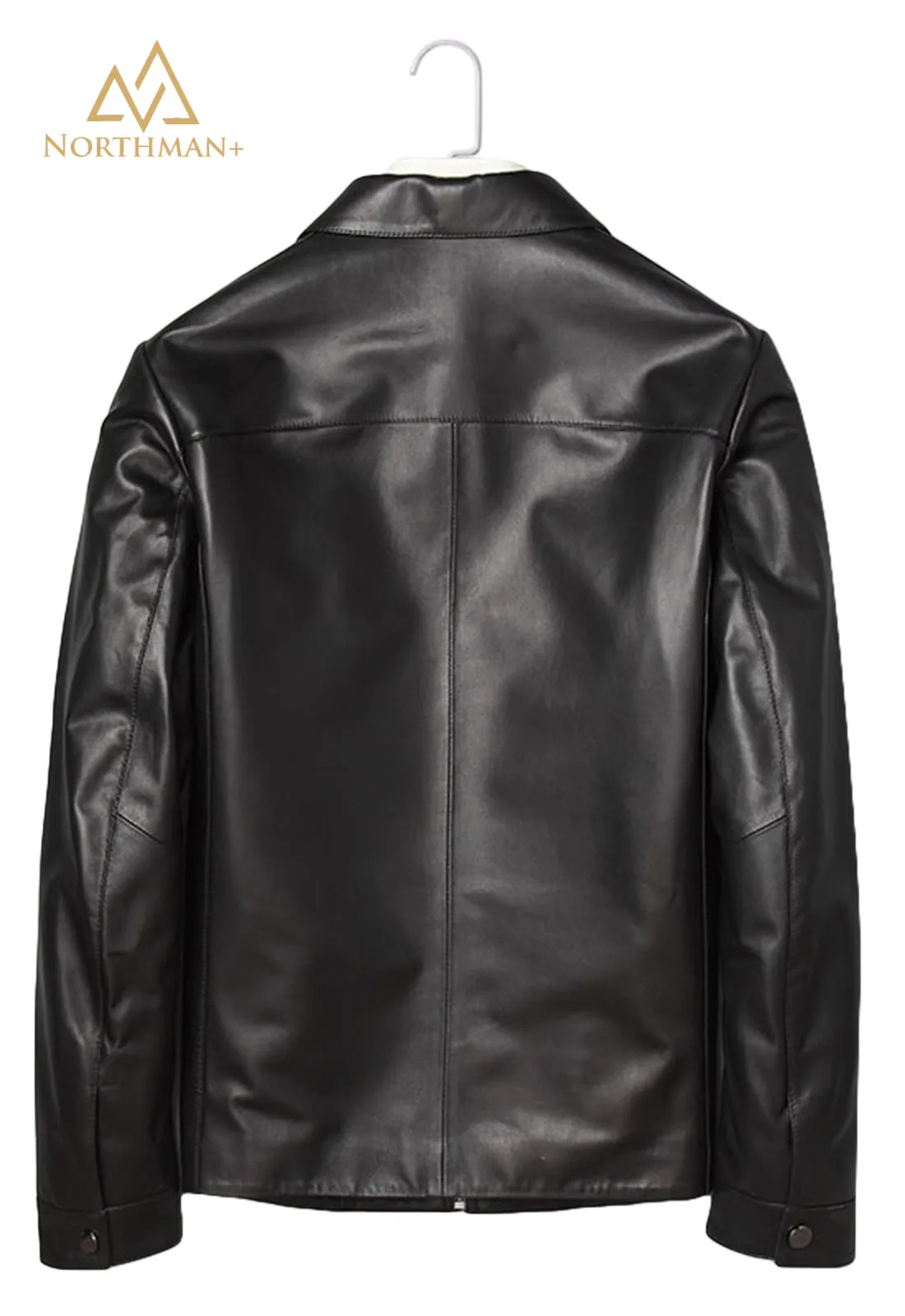 Men's Slim Fit Leather Jacket : The Urban Captain