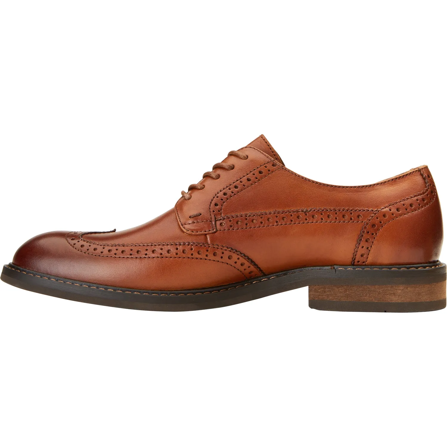 Men's Vionic Bruno Dark Tan Leather
