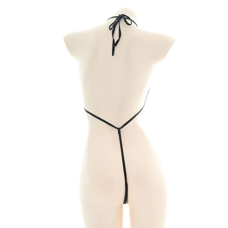 One-piece patent leather bikini  UB98061