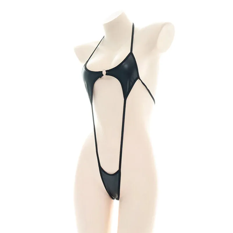 One-piece patent leather bikini  UB98061