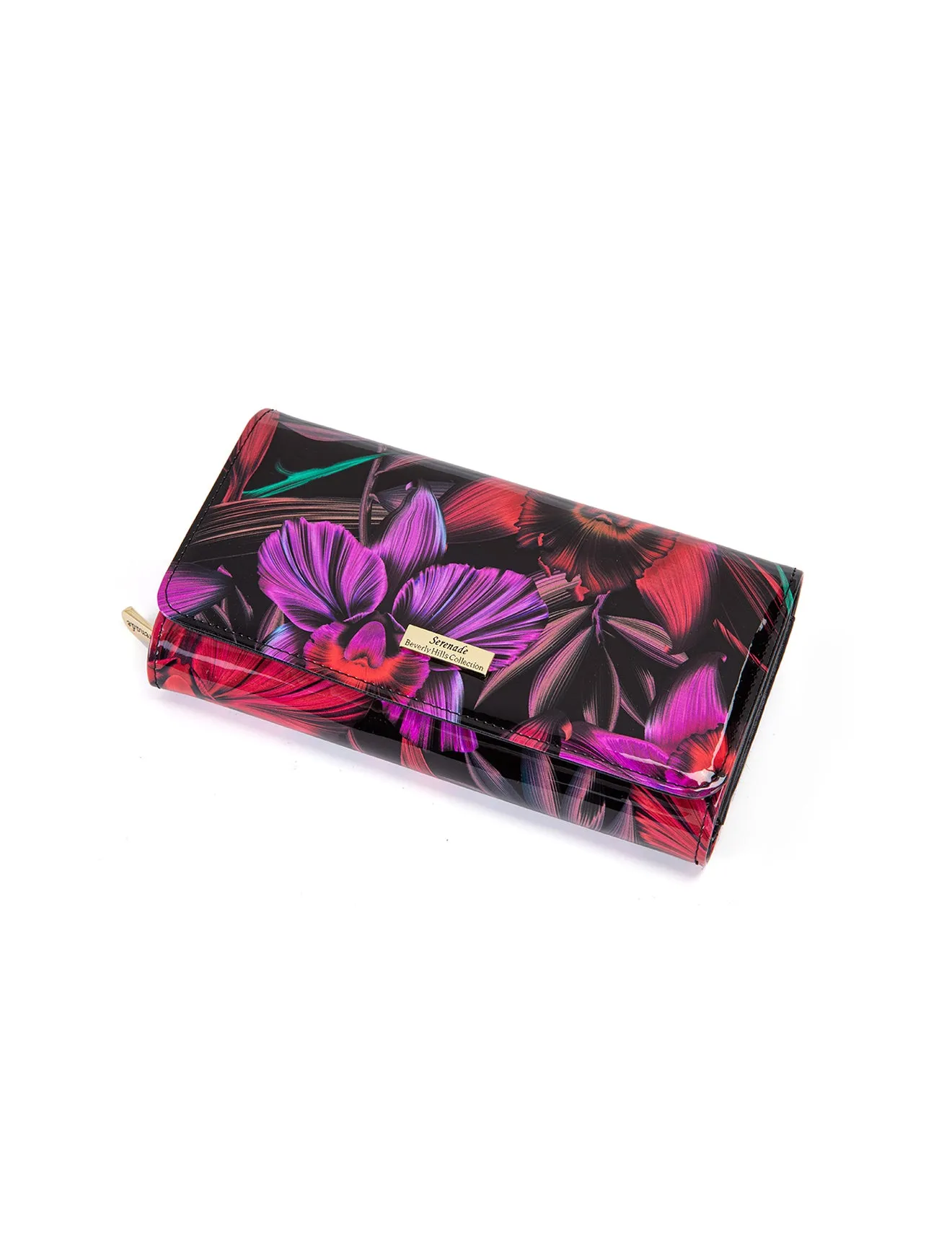 ORCHID  LARGE LEATHER RFID WALLET- WSF1501