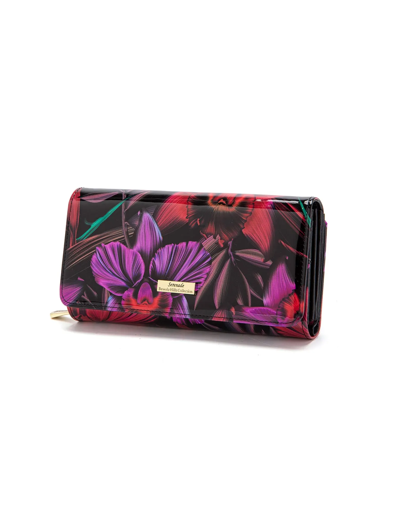 ORCHID  LARGE LEATHER RFID WALLET- WSF1501