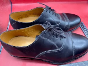 Original British Army Black Leather Parade Shoes - Size 7 L