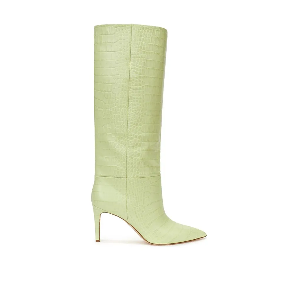 Paris Texas Green Leather Boot