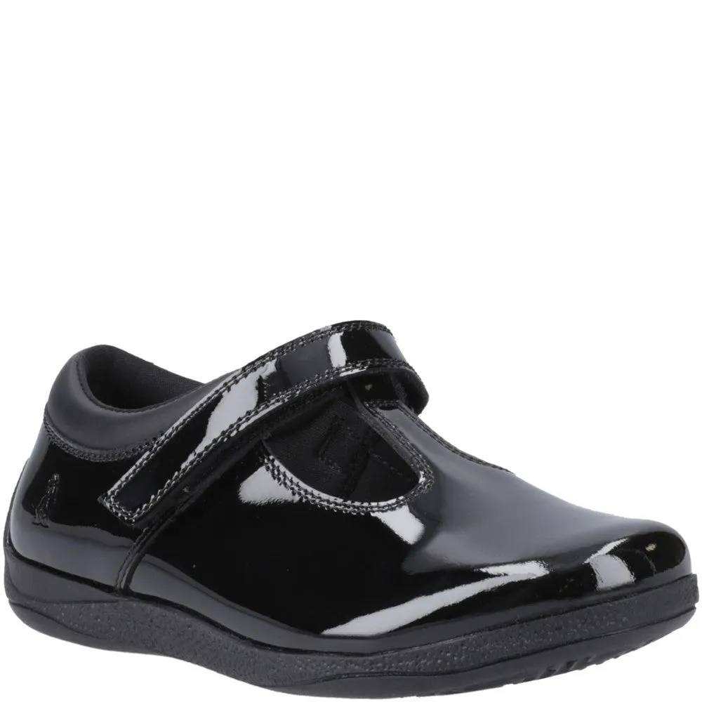 Patent Black Caitlin Junior School Shoes