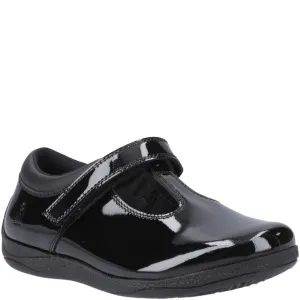 Patent Black Caitlin Junior School Shoes