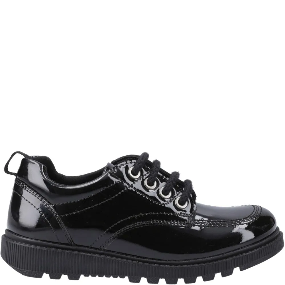 Patent Black Keeley Senior School Shoes