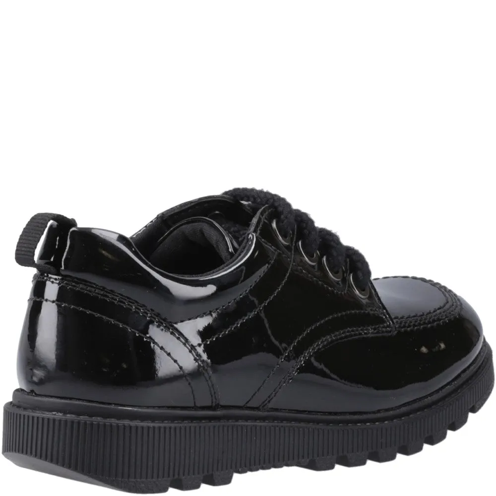 Patent Black Keeley Senior School Shoes