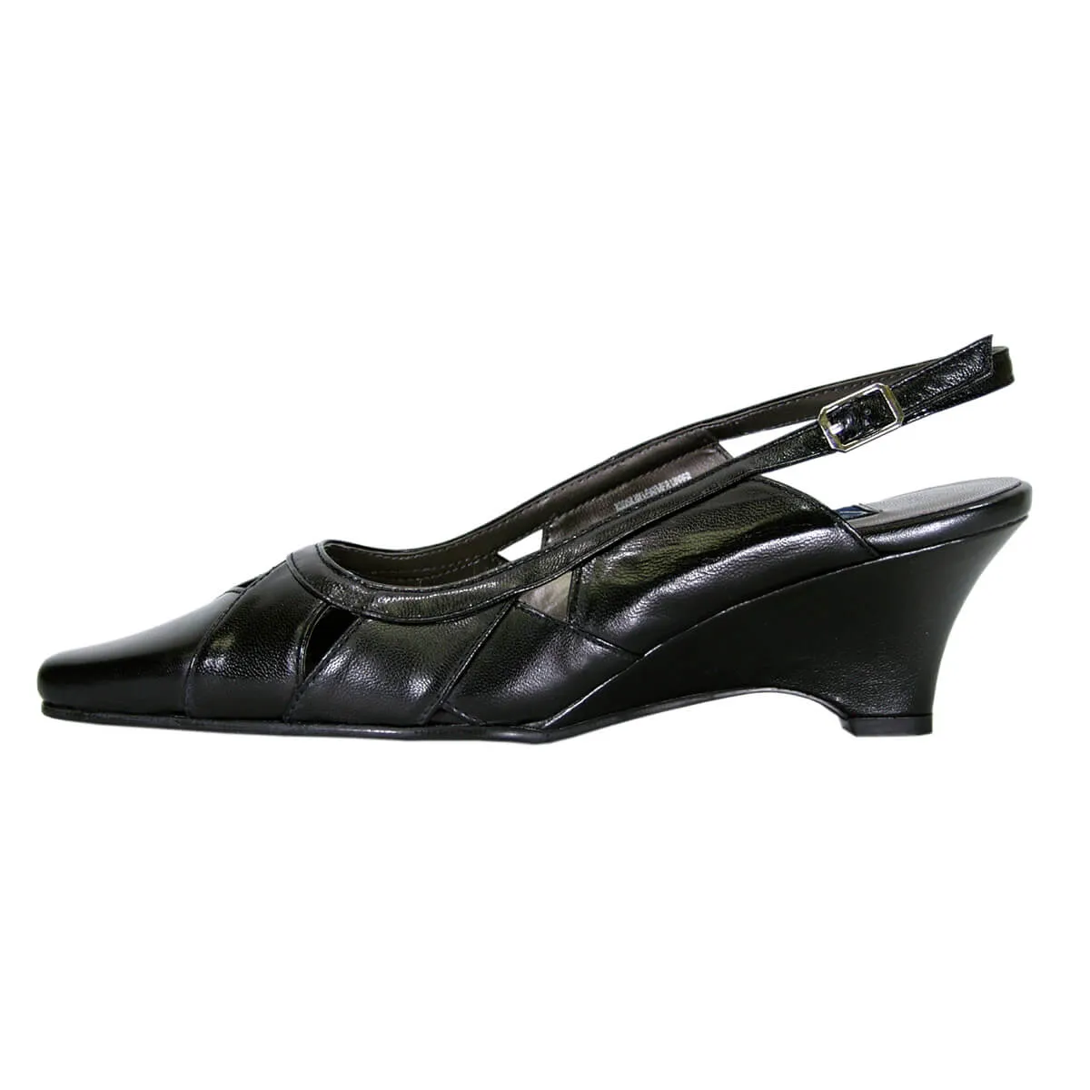 PEERAGE Reese Women's Wide Width Leather Dress Shoes