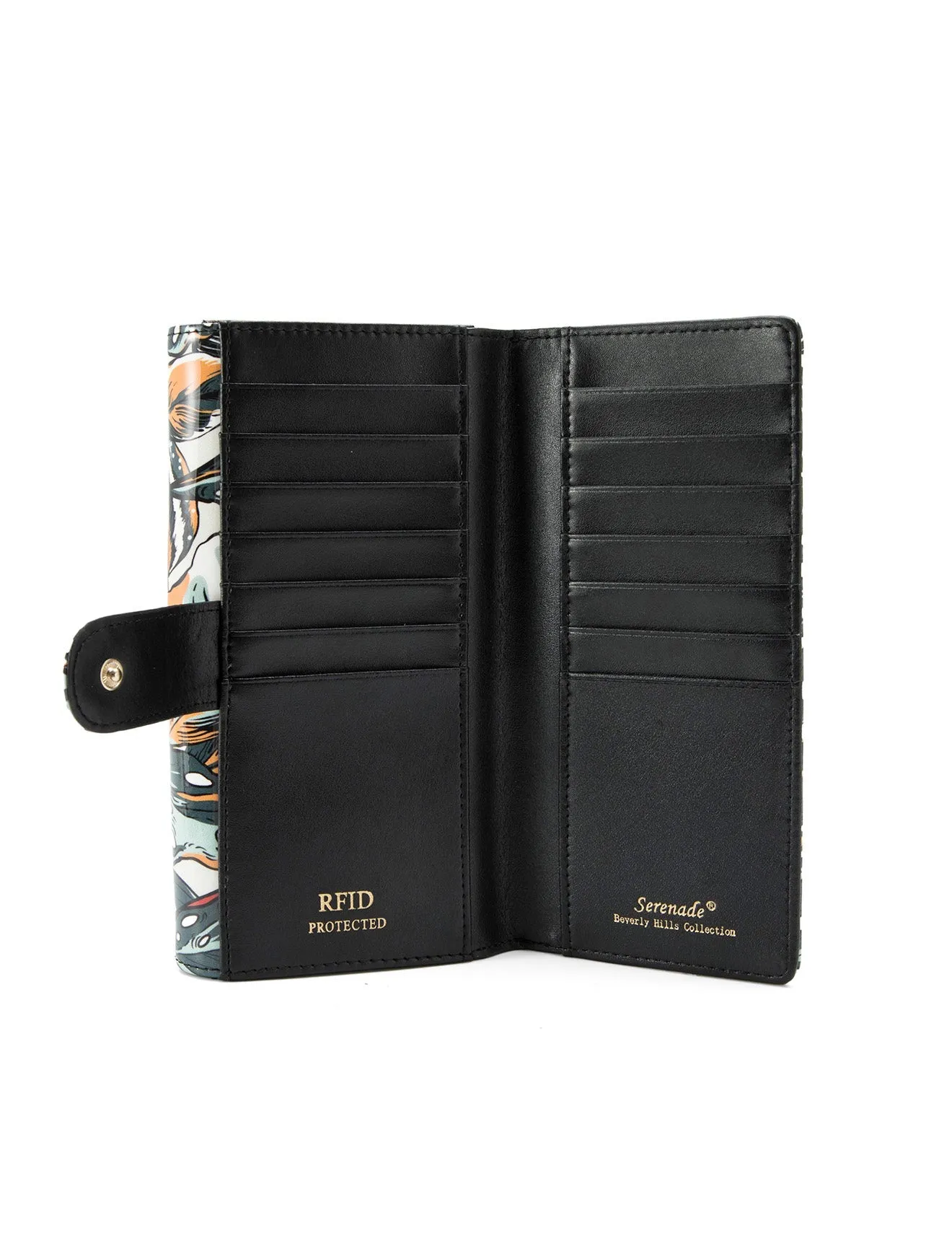 PHYLLIS LARGE LEATHER RFID WALLET- WSN8201-SALE
