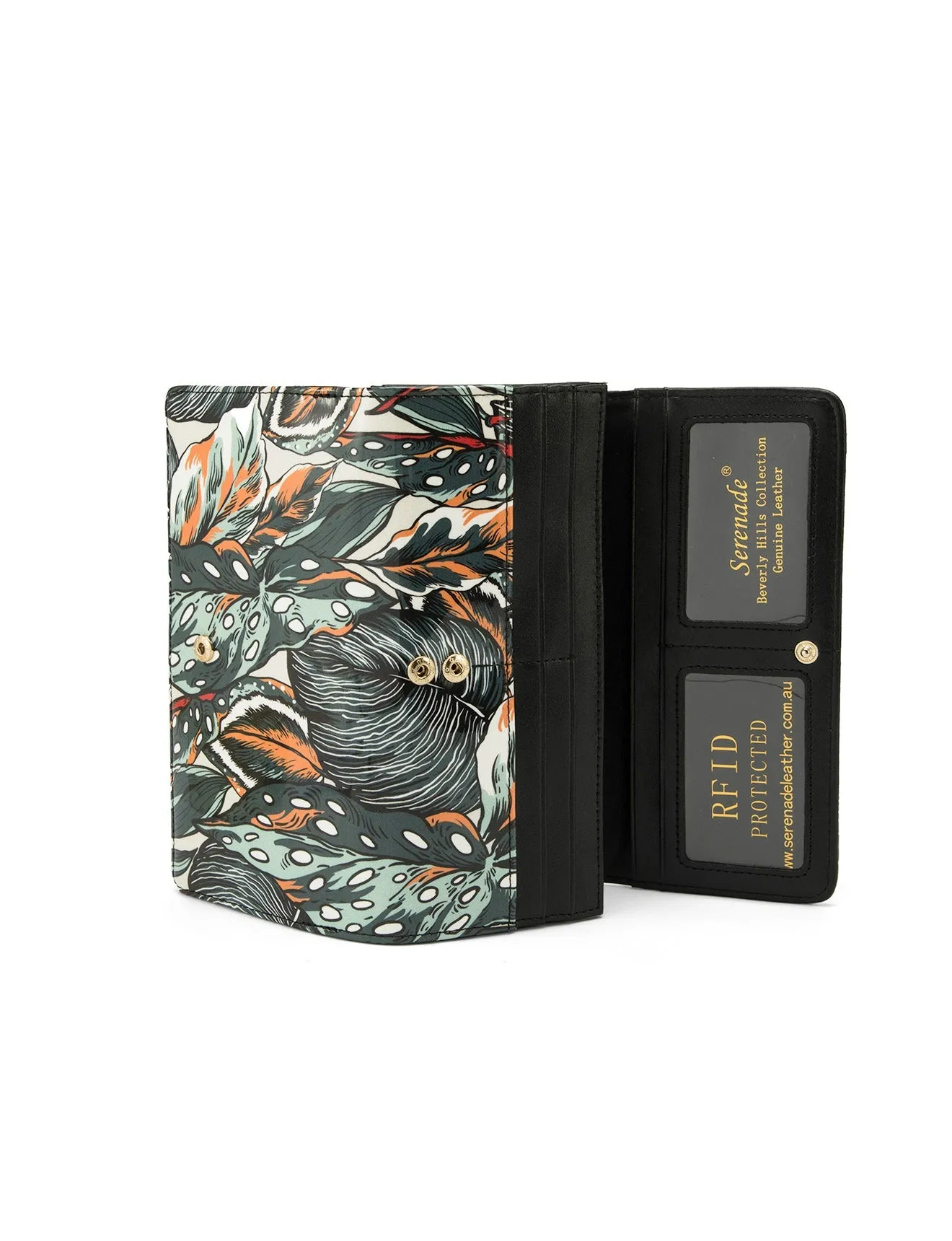 PHYLLIS LARGE LEATHER RFID WALLET- WSN8201-SALE