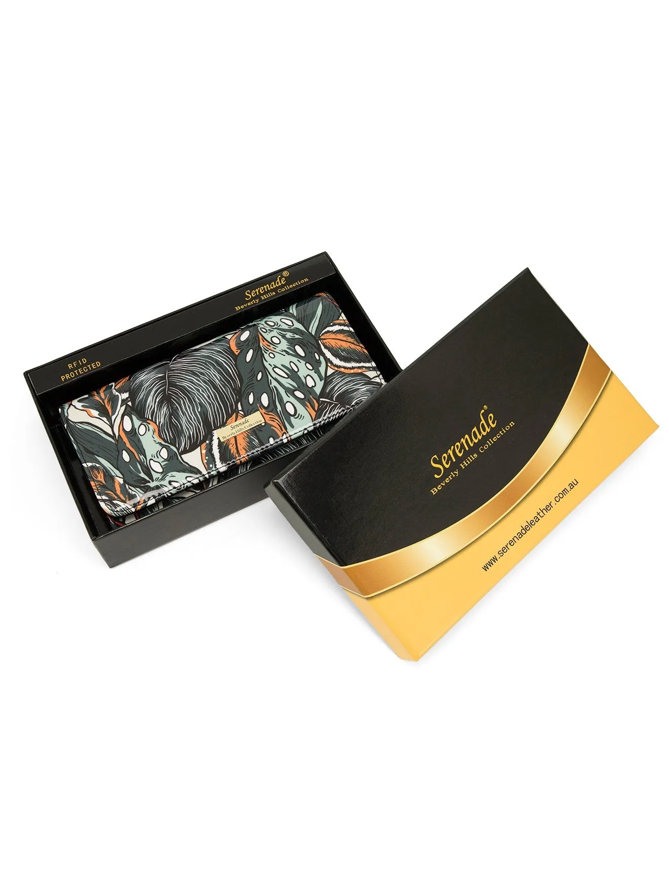 PHYLLIS LARGE LEATHER RFID WALLET- WSN8201-SALE