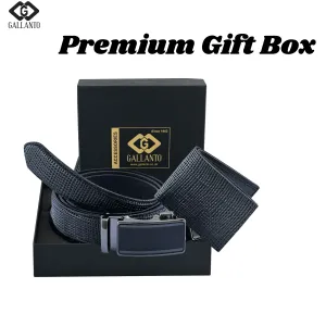 Premium Leather Belt & Leather Wallet Set – Stylish Men's Leather Gift – Christmas Gift