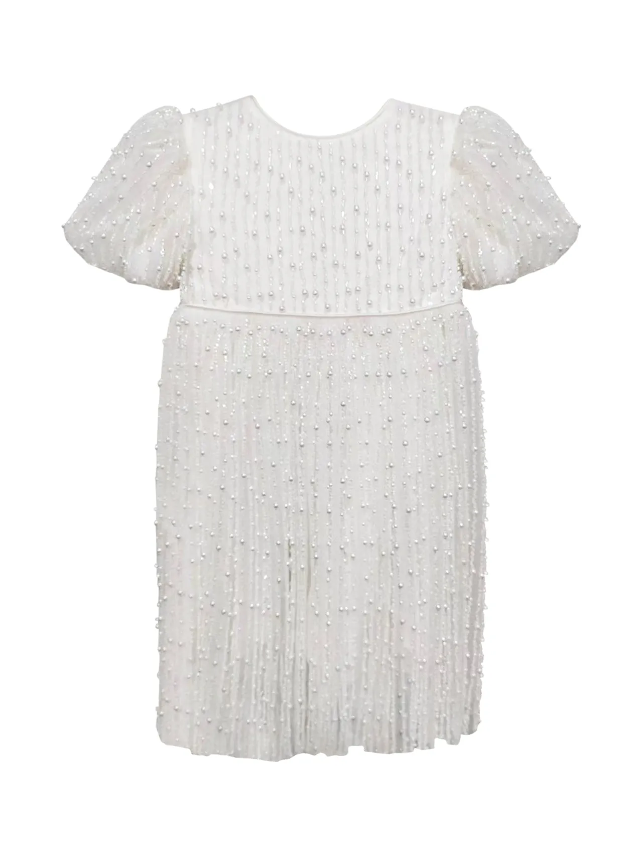 "Anja" Girl's Pearl Christening Dress