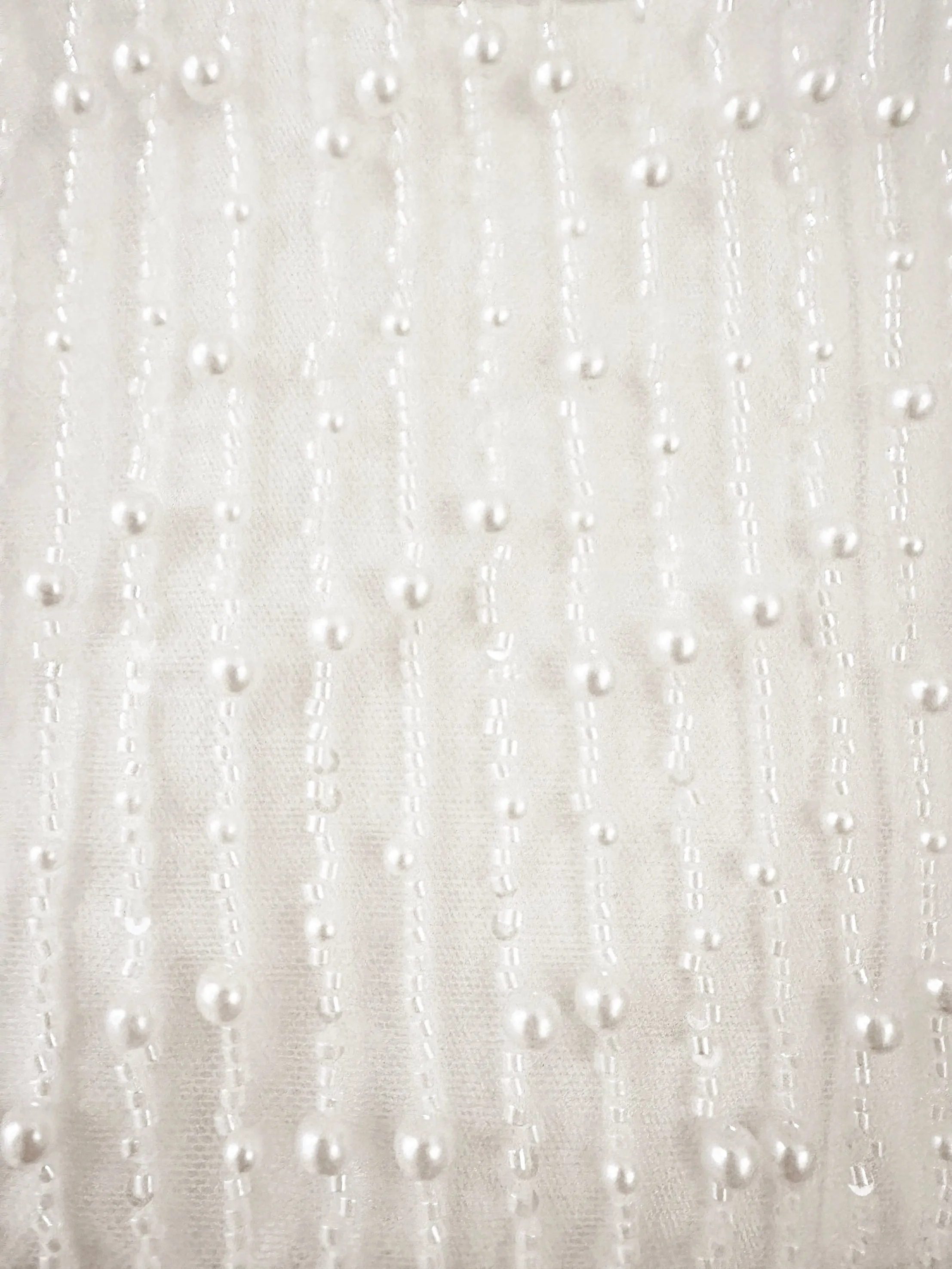 "Anja" Girl's Pearl Christening Dress