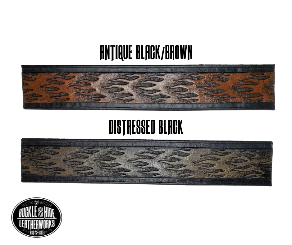 "The Blaze" Leather Belt