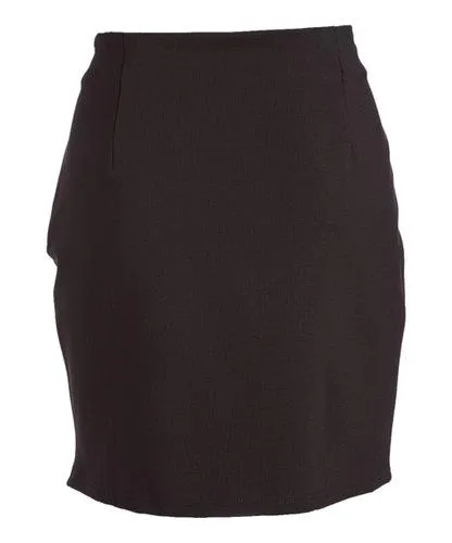 Rapheeze ABCG Mini Taupe Personality Black Skirt