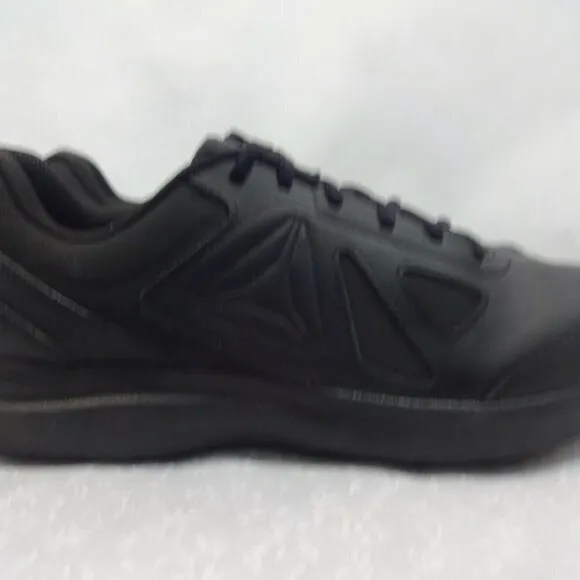 Reebok Walk Ultra 7 DMX MAX Mens Size 12 Black Running Shoes Lace Up BS9534