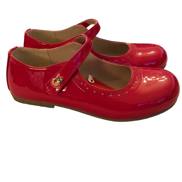 Retired Gymboree Candy Apple Patent Leather Mary Janes size 3