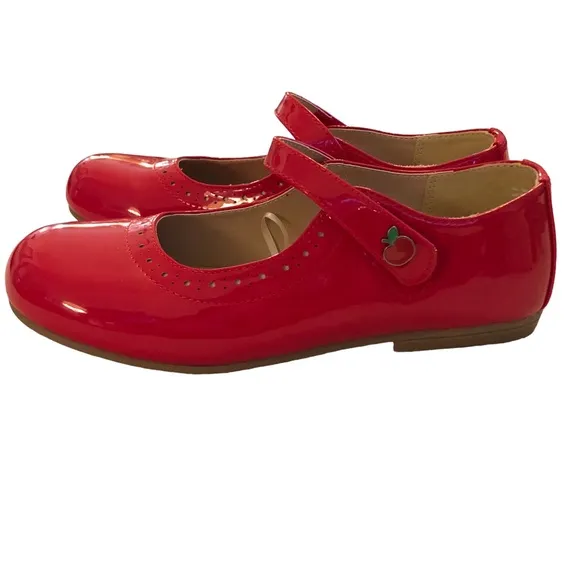 Retired Gymboree Candy Apple Patent Leather Mary Janes size 3