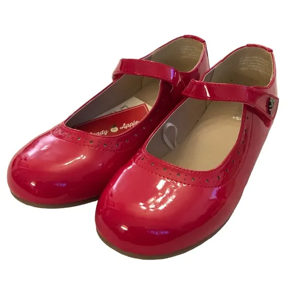 Retired Gymboree Candy Apple Patent Leather Mary Janes size 3