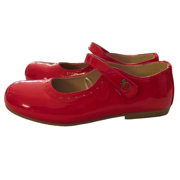 Retired Gymboree Candy Apple Patent Leather Mary Janes size 3