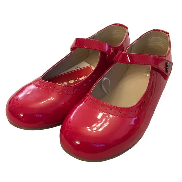 Retired Gymboree Candy Apple Patent Leather Mary Janes size 3