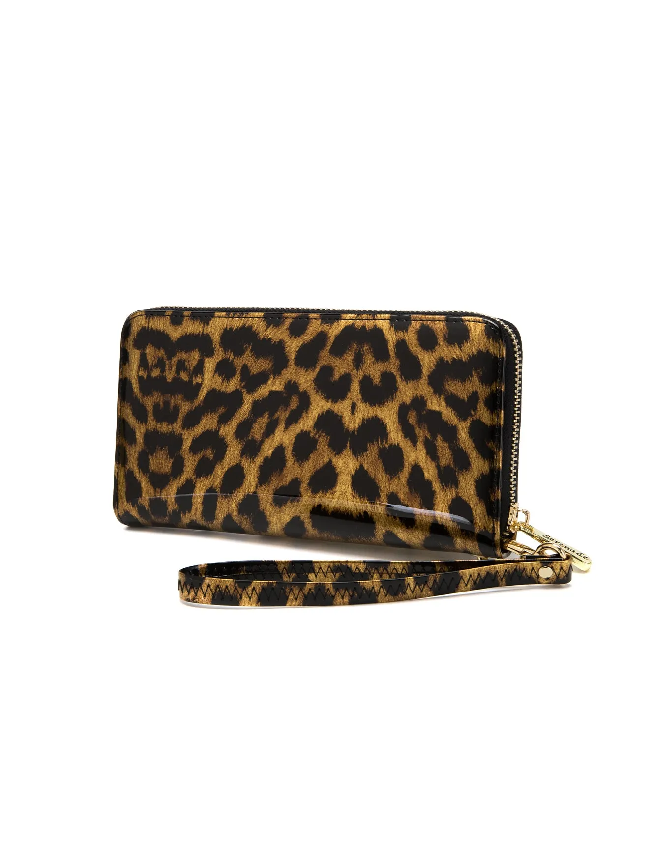 ROUGUE LEOPARD ZIP AROUND LEATHER RFID WALLET-WSF3516- NEW IN