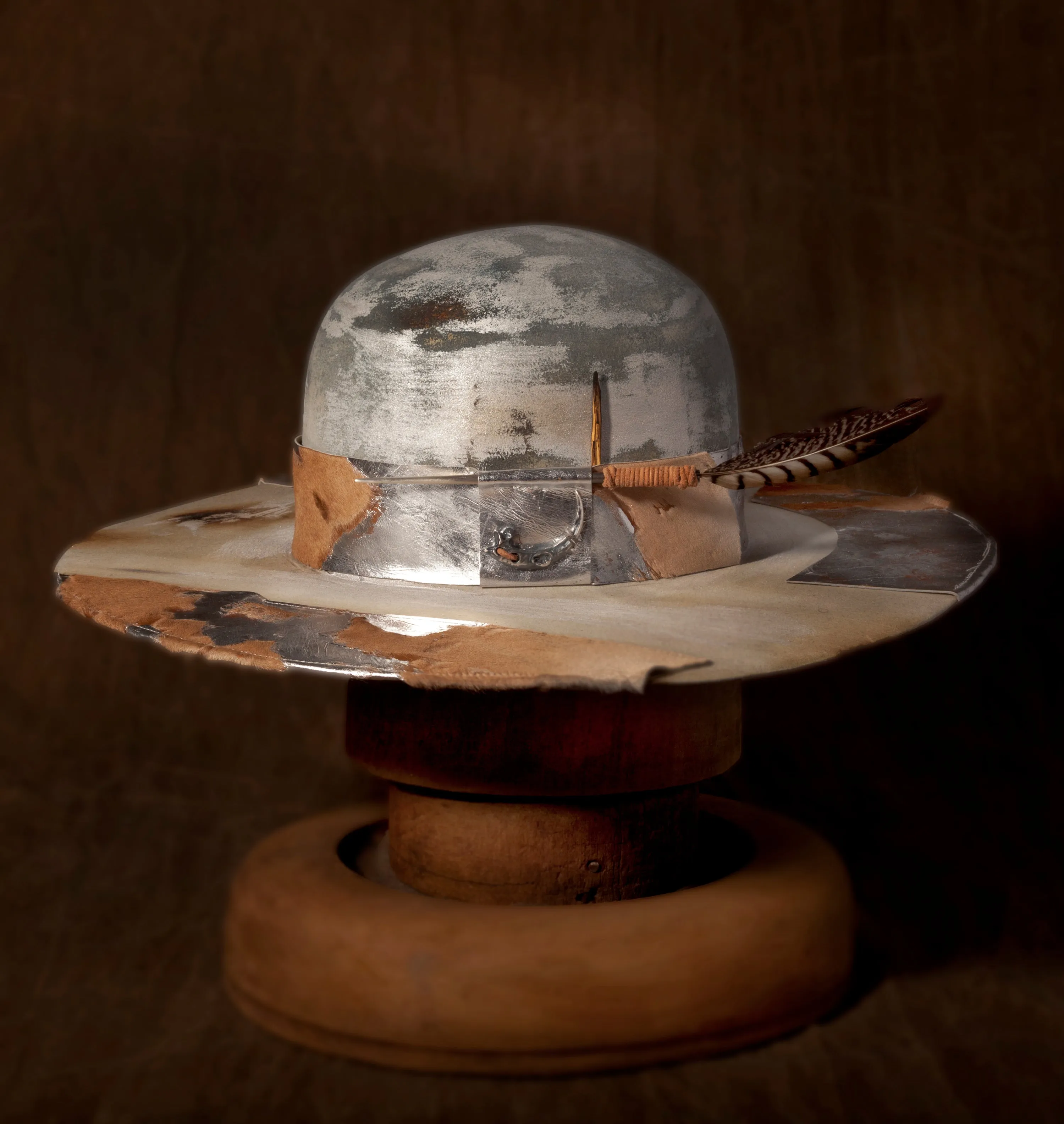 Silver Prospector Hat