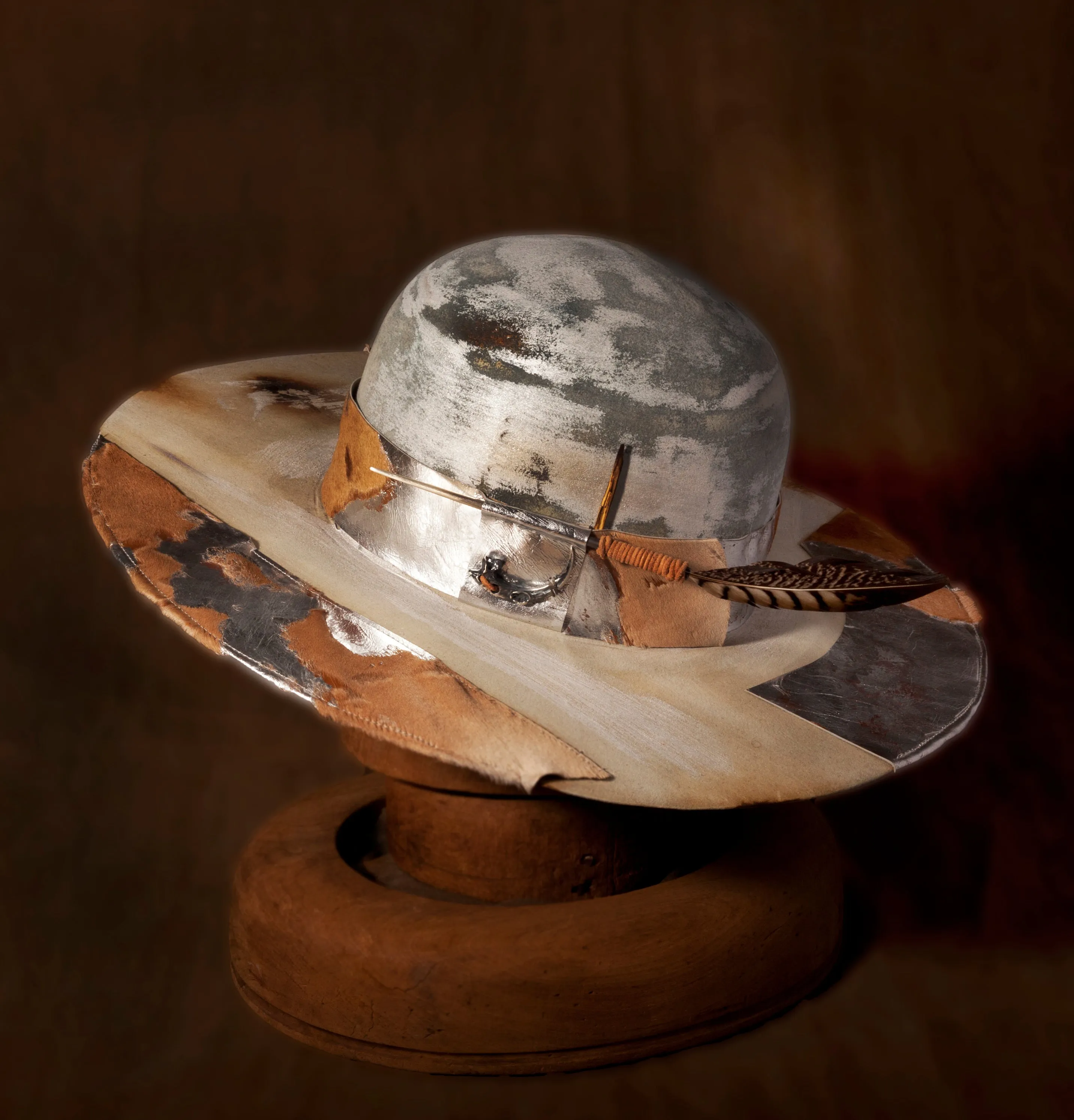 Silver Prospector Hat