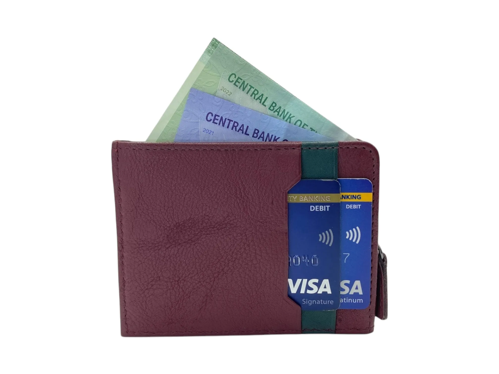 Slim Card Case & Cash Wallet Compact Size # 4502