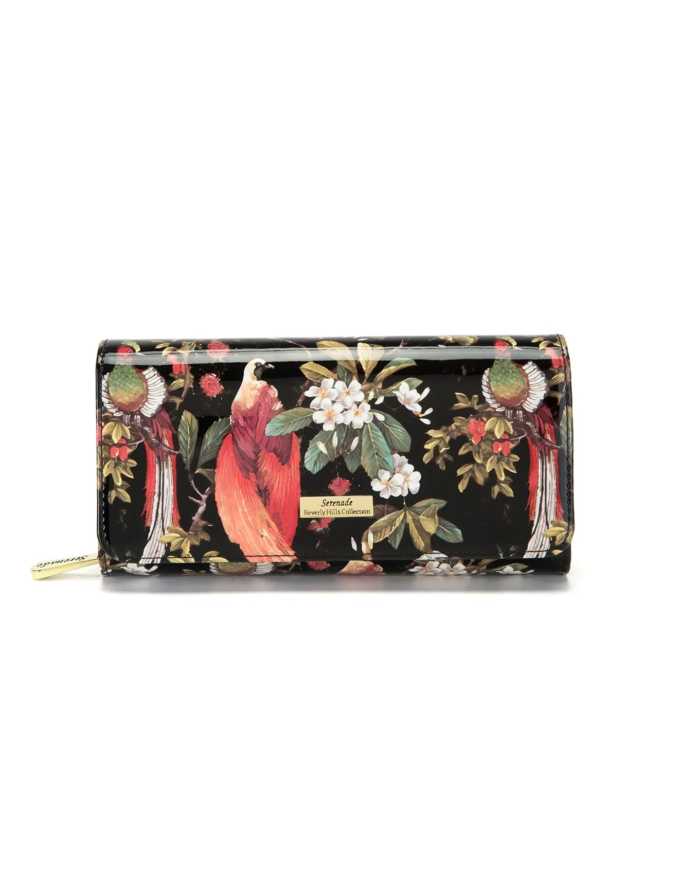SONGBIRD LARGE  PATENT LEATHER WALLET WITH RFID- WSF2601- NEW IN