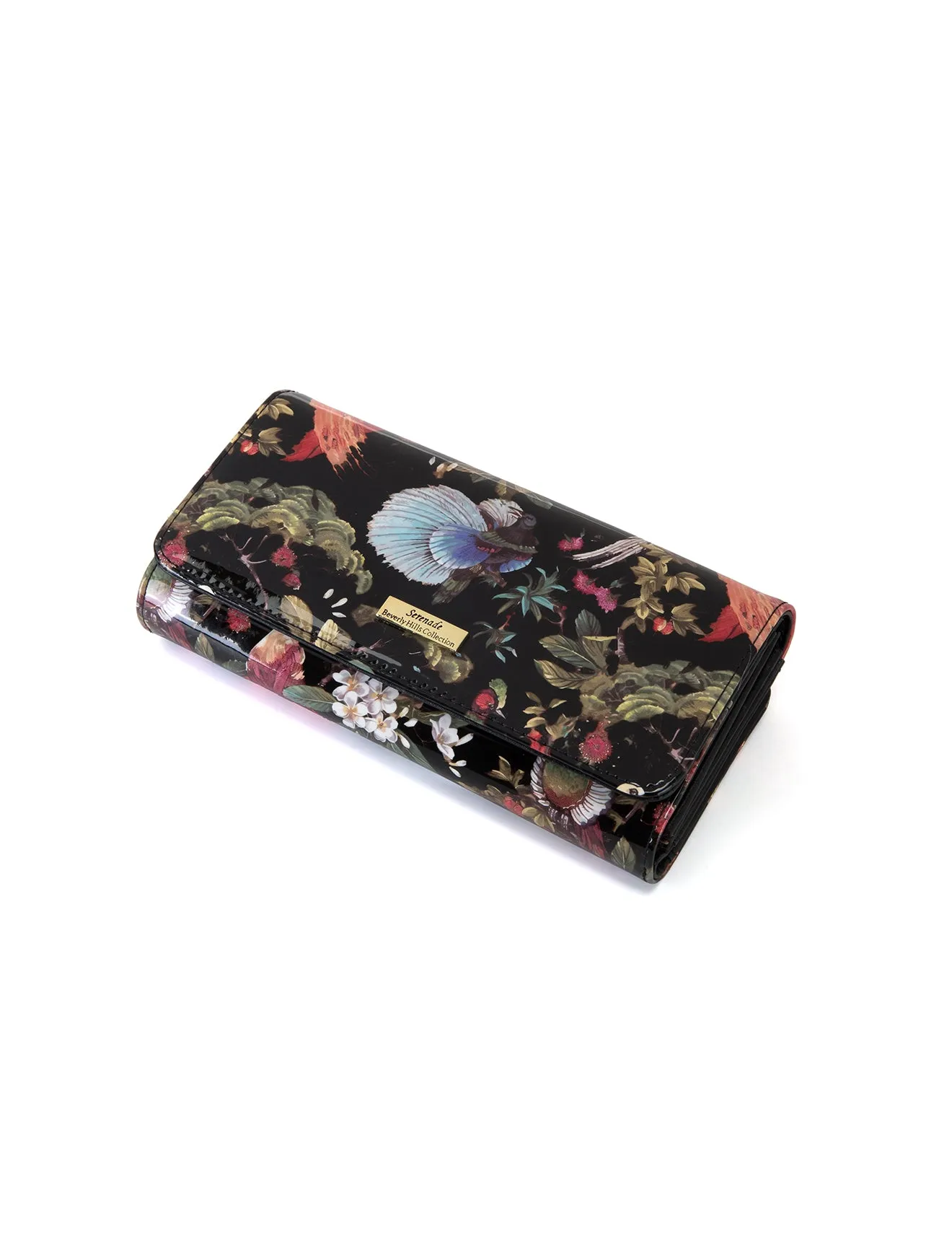 SONGBIRD LARGE  PATENT LEATHER WALLET WITH RFID- WSF2601- NEW IN