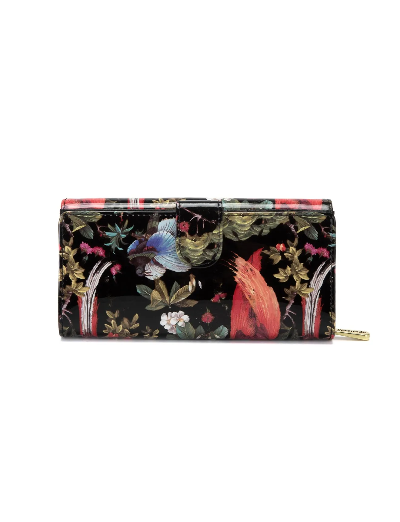 SONGBIRD LARGE  PATENT LEATHER WALLET WITH RFID- WSF2601- NEW IN