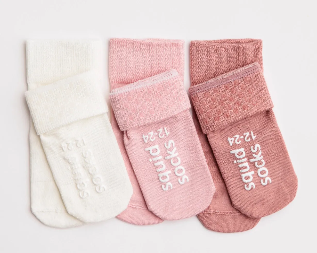 Squid Socks - Bamboo - Claire Collection (3 pack)