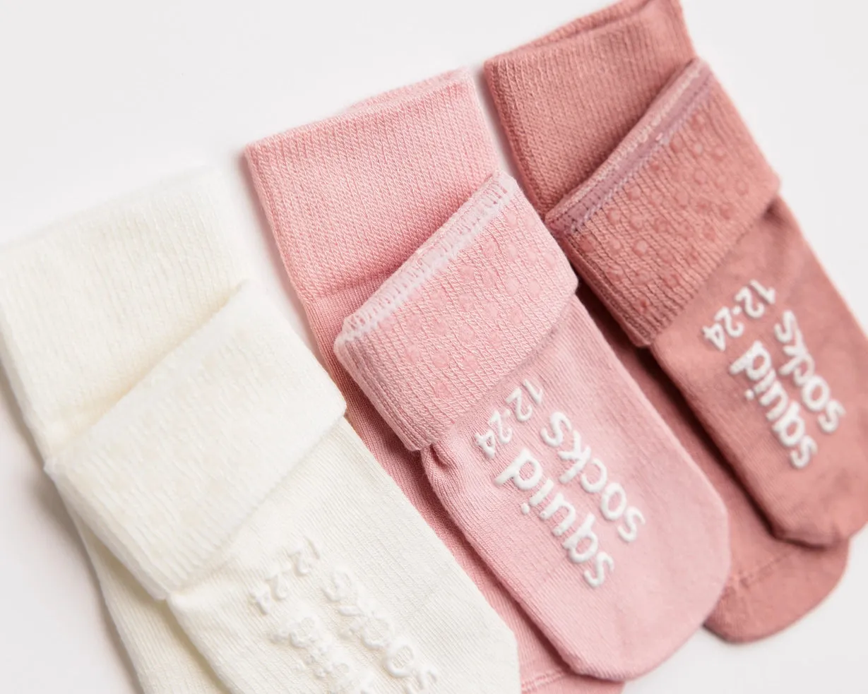 Squid Socks - Bamboo - Claire Collection (3 pack)
