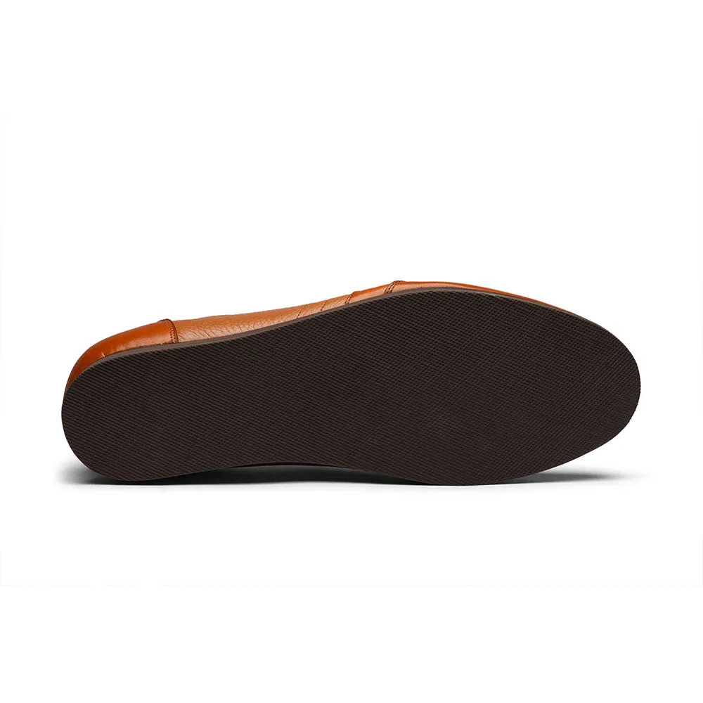 Tan Italian Classic Minimal Sneaker