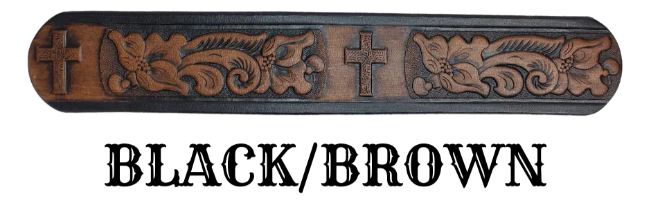 The "Joshua 24:15" Name Leather Belt