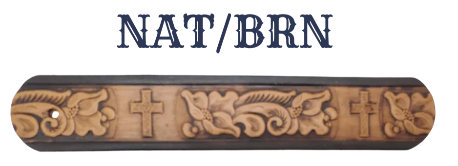 The "Joshua 24:15" Name Leather Belt