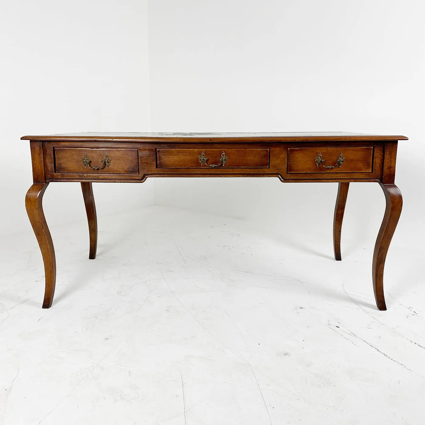 The Rosert English Leather Top Desk