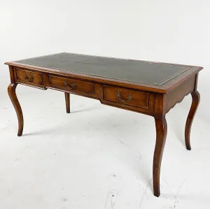 The Rosert English Leather Top Desk