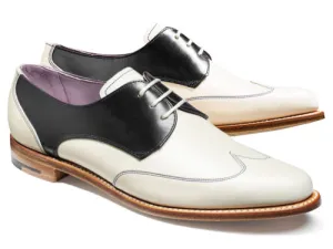 Two Tone Wingtip Spectator Dress Shoes, Formal Leather Shoes