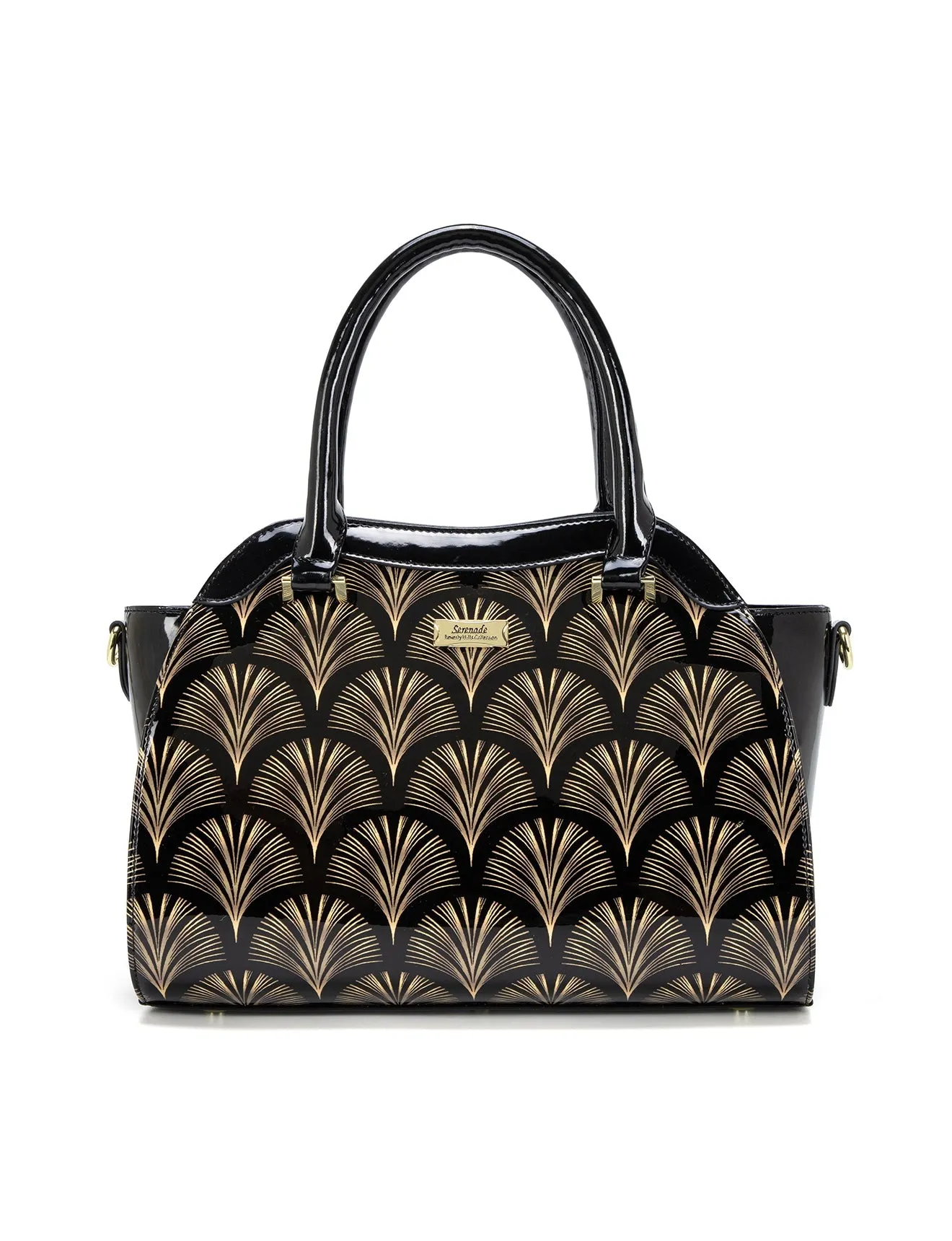 VENICE PATENT LEATHER GRIP BAG- SN83-0628- SALE