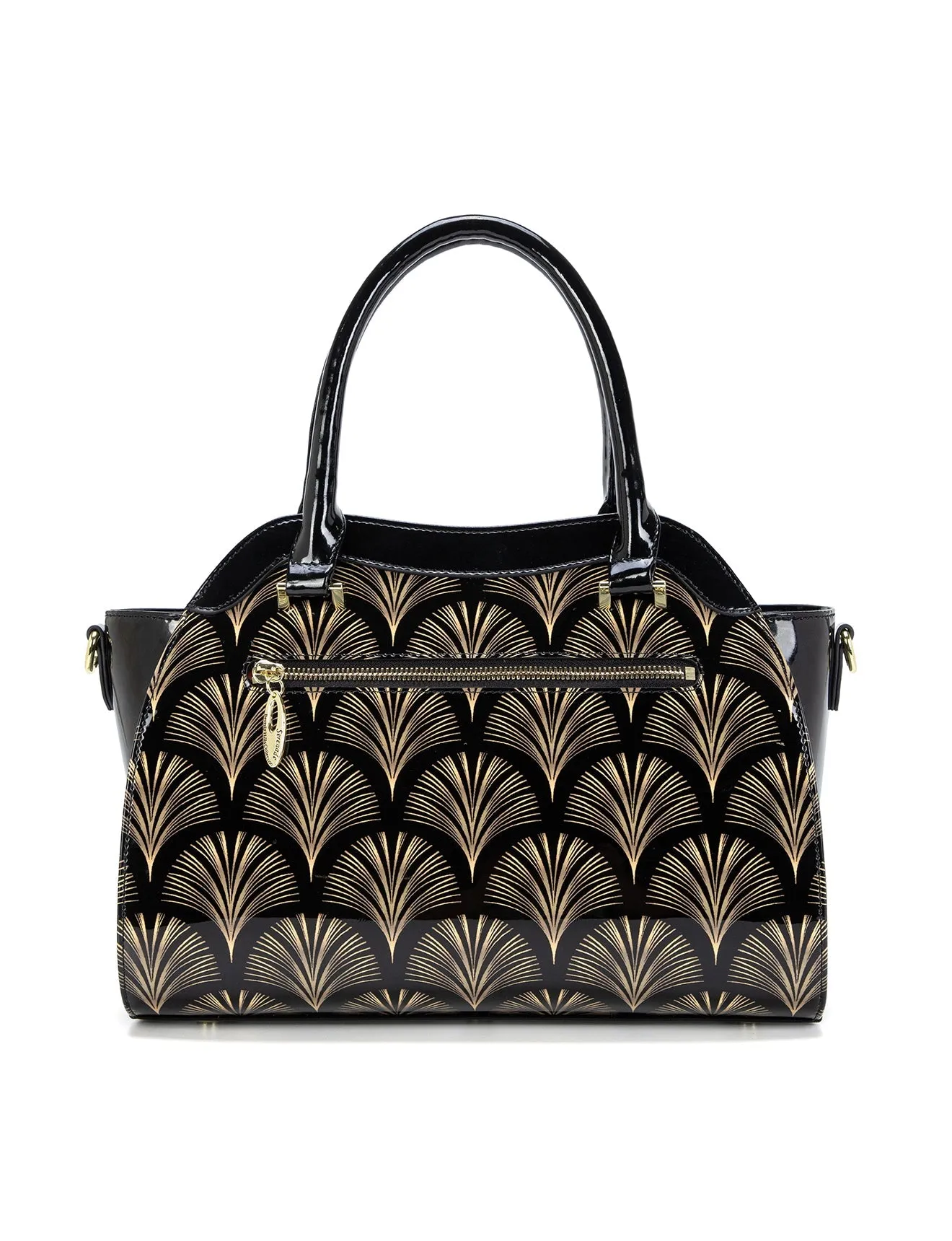 VENICE PATENT LEATHER GRIP BAG- SN83-0628- SALE