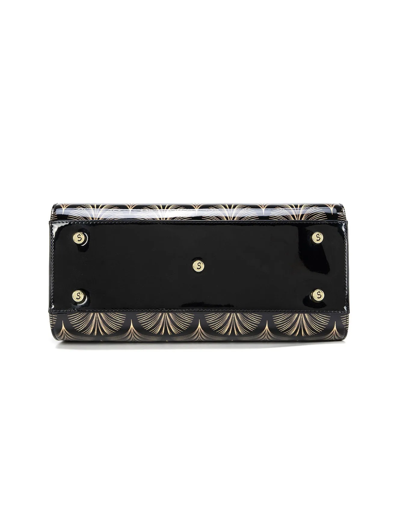 VENICE PATENT LEATHER GRIP BAG- SN83-0628- SALE