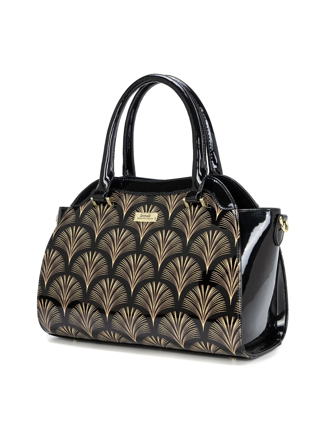 VENICE PATENT LEATHER GRIP BAG- SN83-0628- SALE