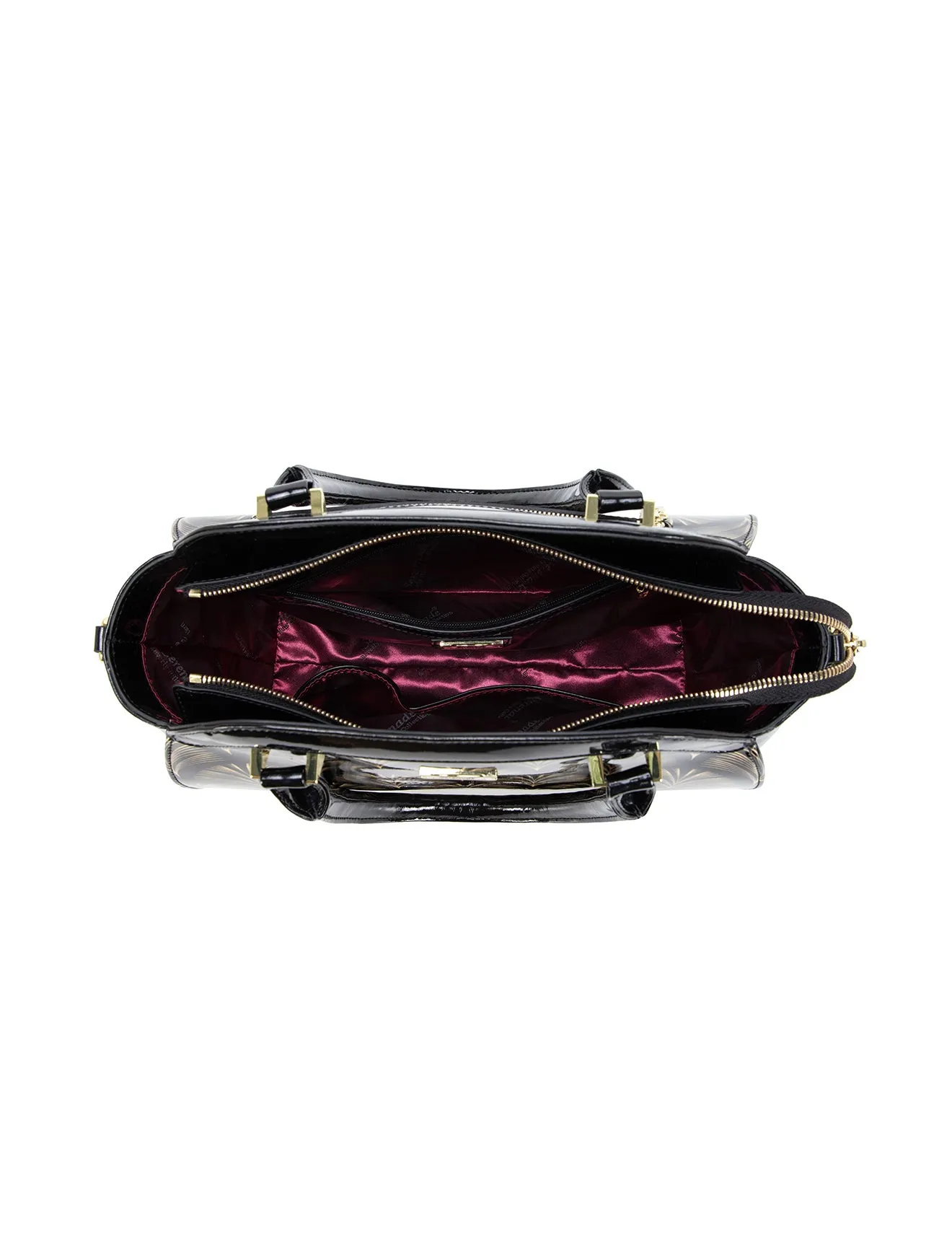 VENICE PATENT LEATHER GRIP BAG- SN83-0628