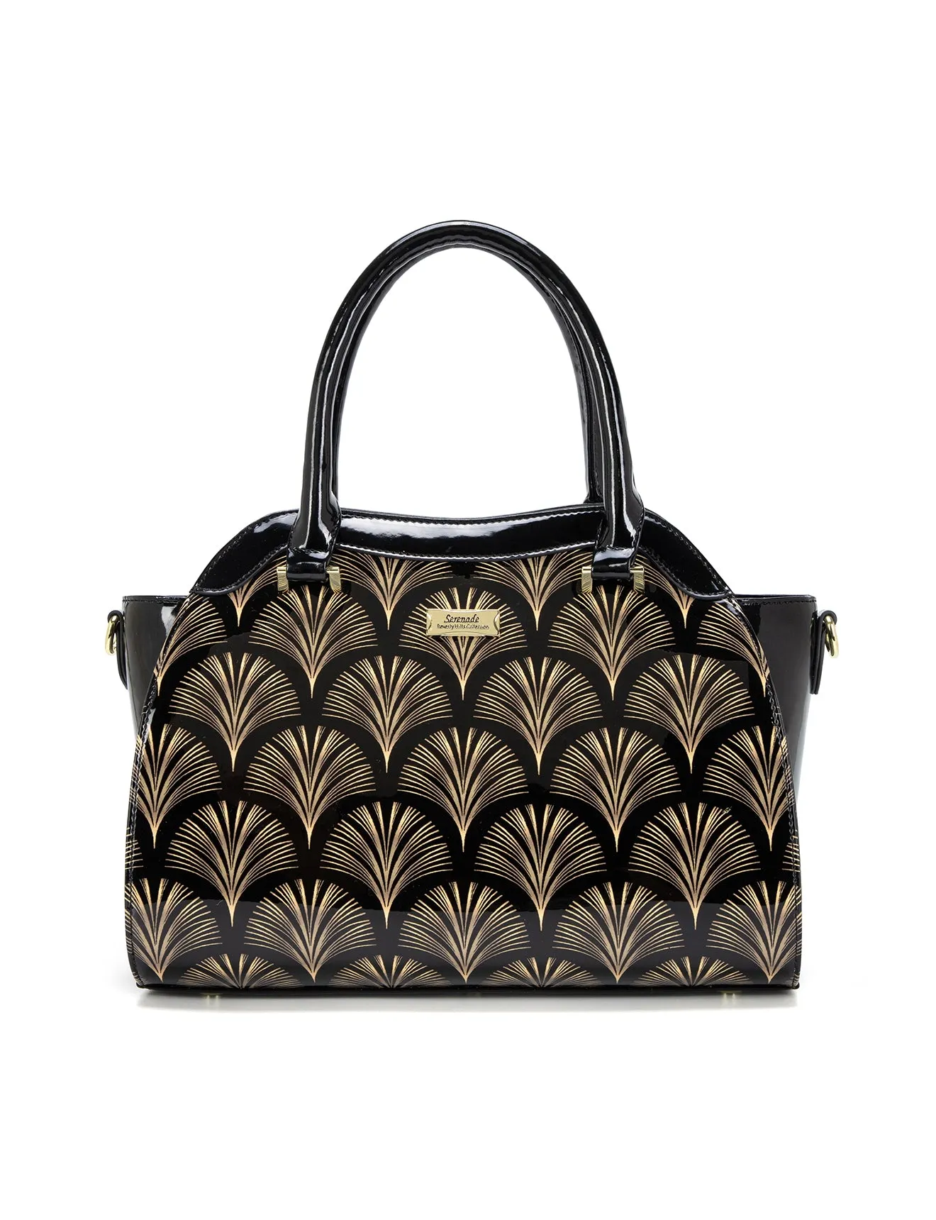 VENICE PATENT LEATHER GRIP BAG- SN83-0628