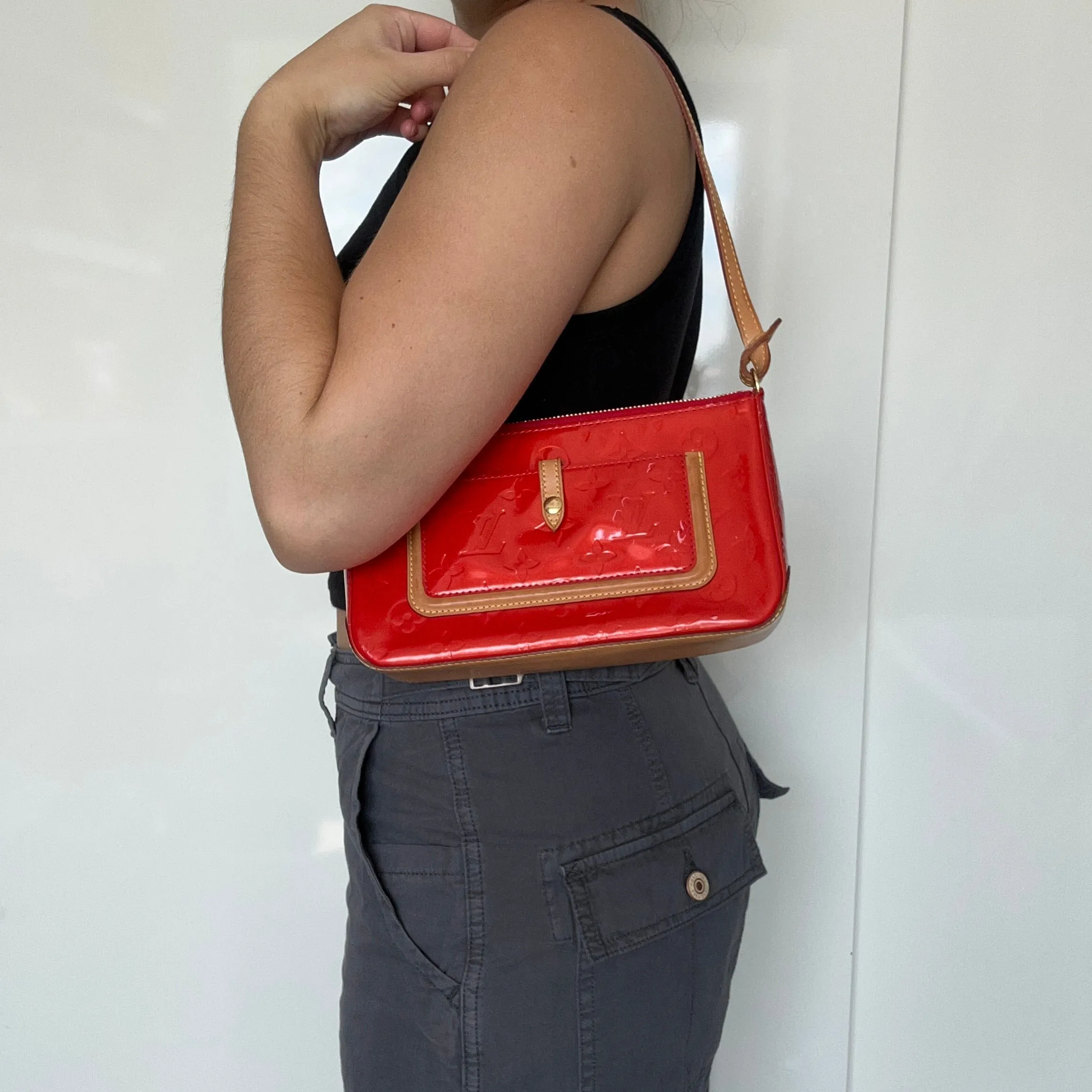 Vintage Louis Vuitton Vernis Mallory Shoulder Bag