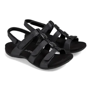 Vionic Women's Amber strappy Black Sandals